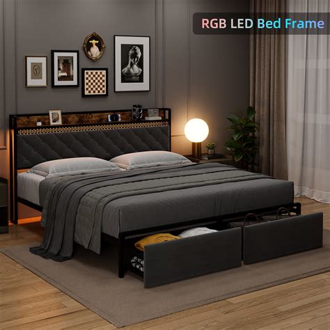 whizmax platform bed frame